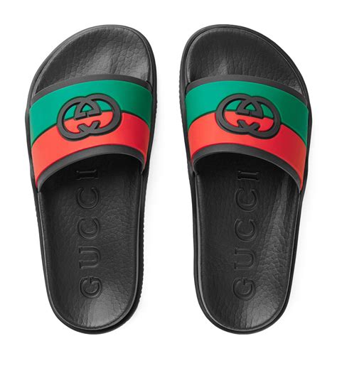 boys gucci slides on white|Gucci sneakers for kids.